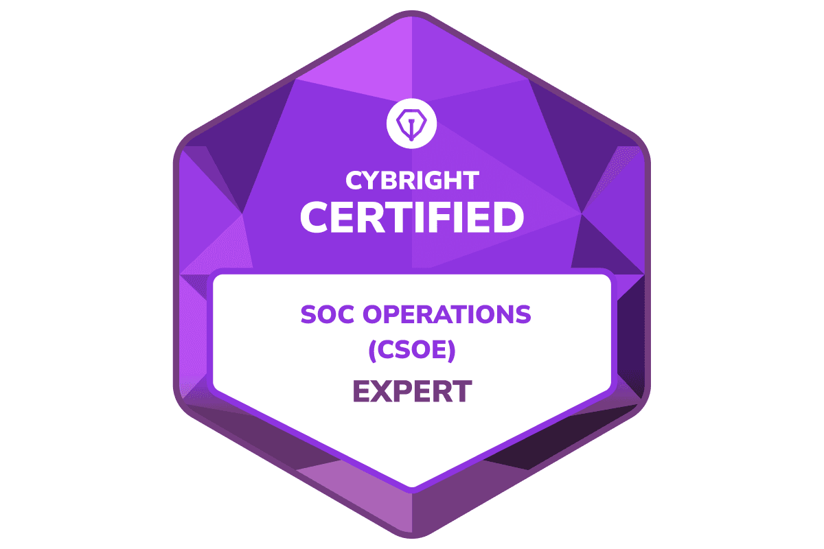 CyBright Certified SOC Operations Expert (CSOE)